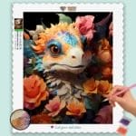 Colorful Kawaii Dragon