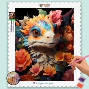 Colorful Kawaii Dragon
