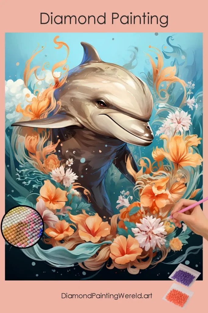 Betoverende Walvis 1 Diamond Painting Wereld Amazing Whale
