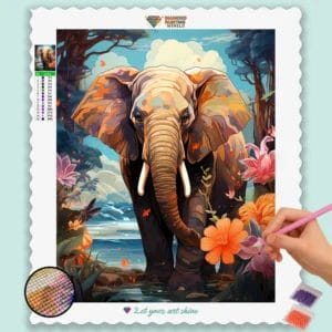 Elephant On Beach