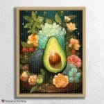 Kawaii_Food_22409_float-diamond-painting-paintingscart Kawaii Avocado