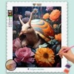 Snail and Flowers