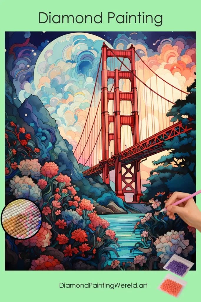 Mooie Brug 1 Diamond Painting Wereld Beautiful Bridge