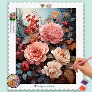 Pink Roses Autumn