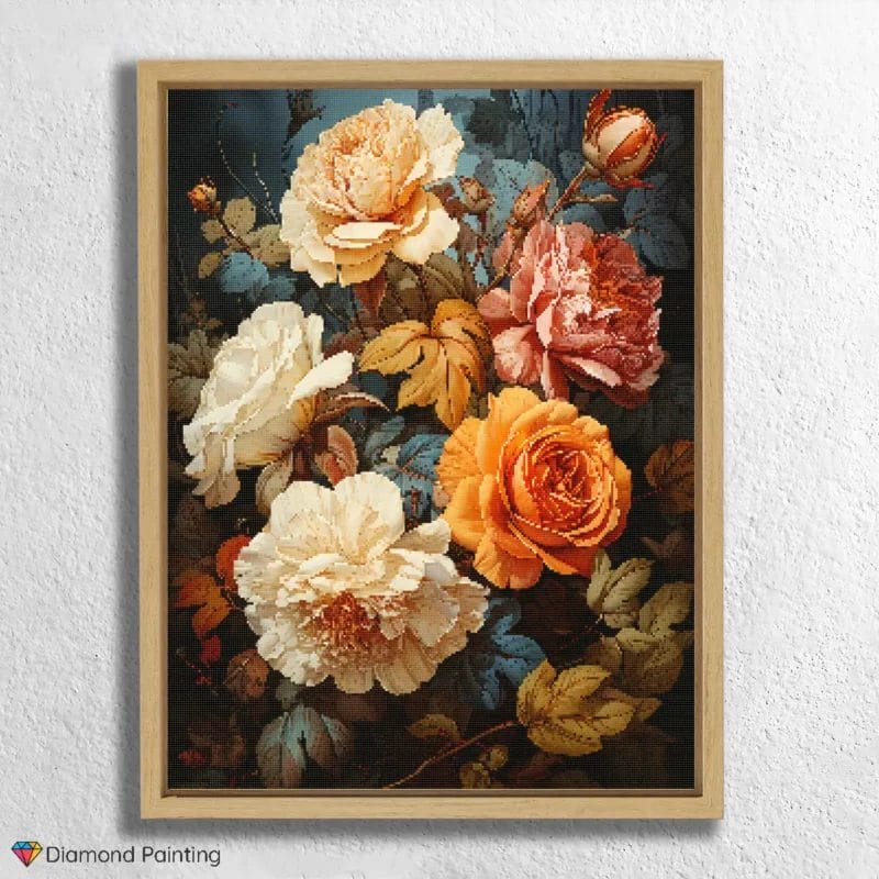 Beautiful Roses in Autumn