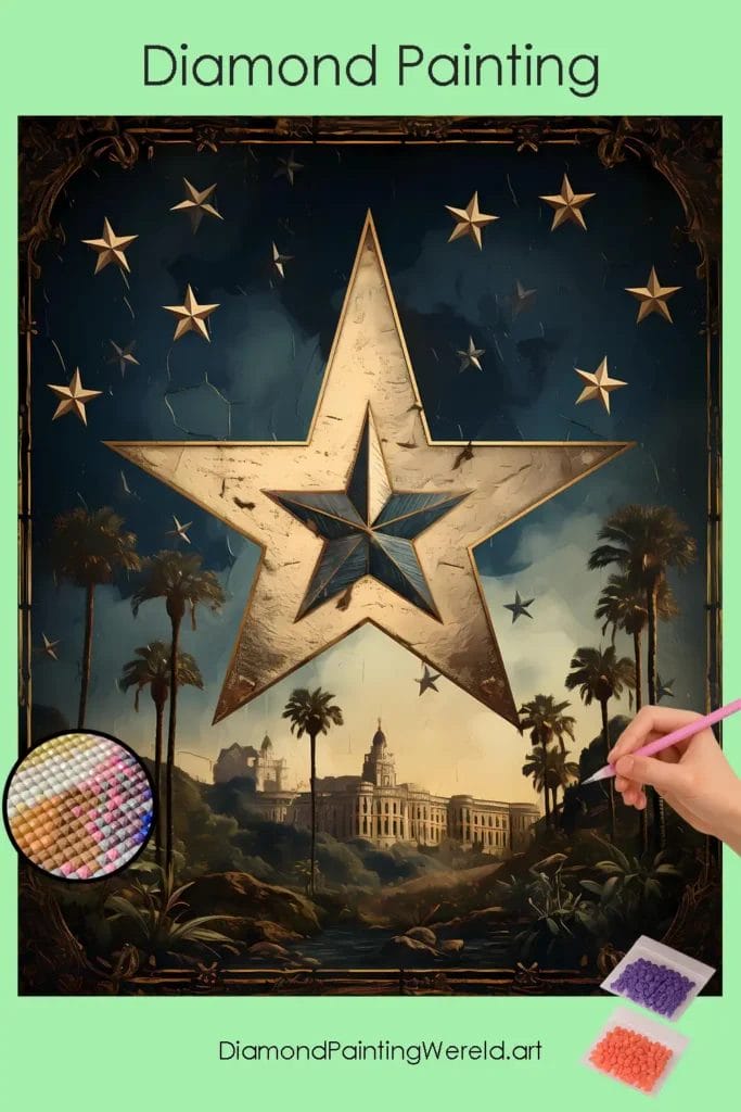 De Ster 1 Diamond Painting Wereld The Star