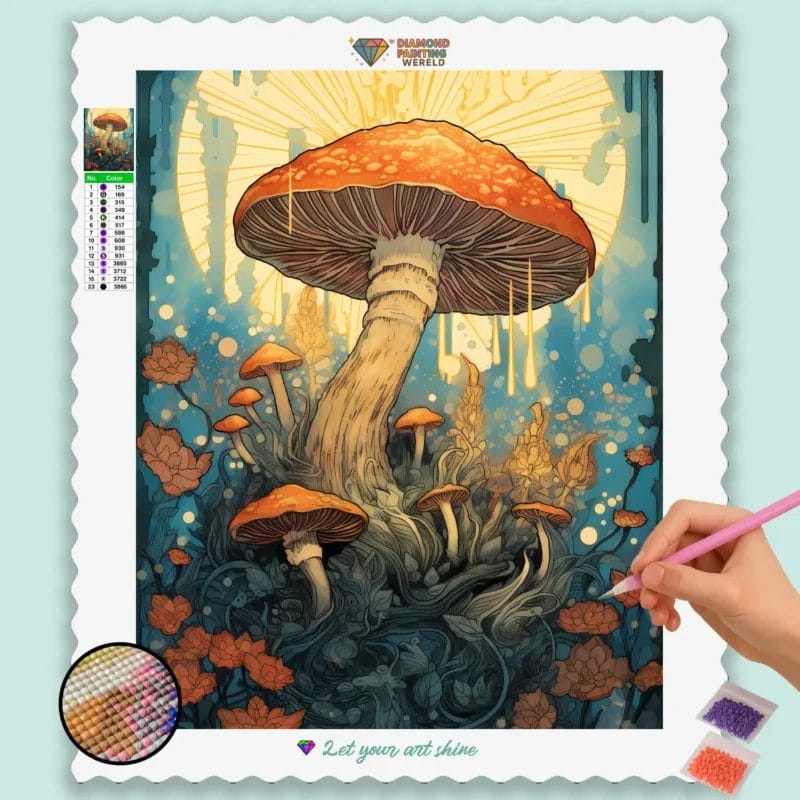 Colorful Mushrooms
