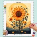 Minimalist Sunflower