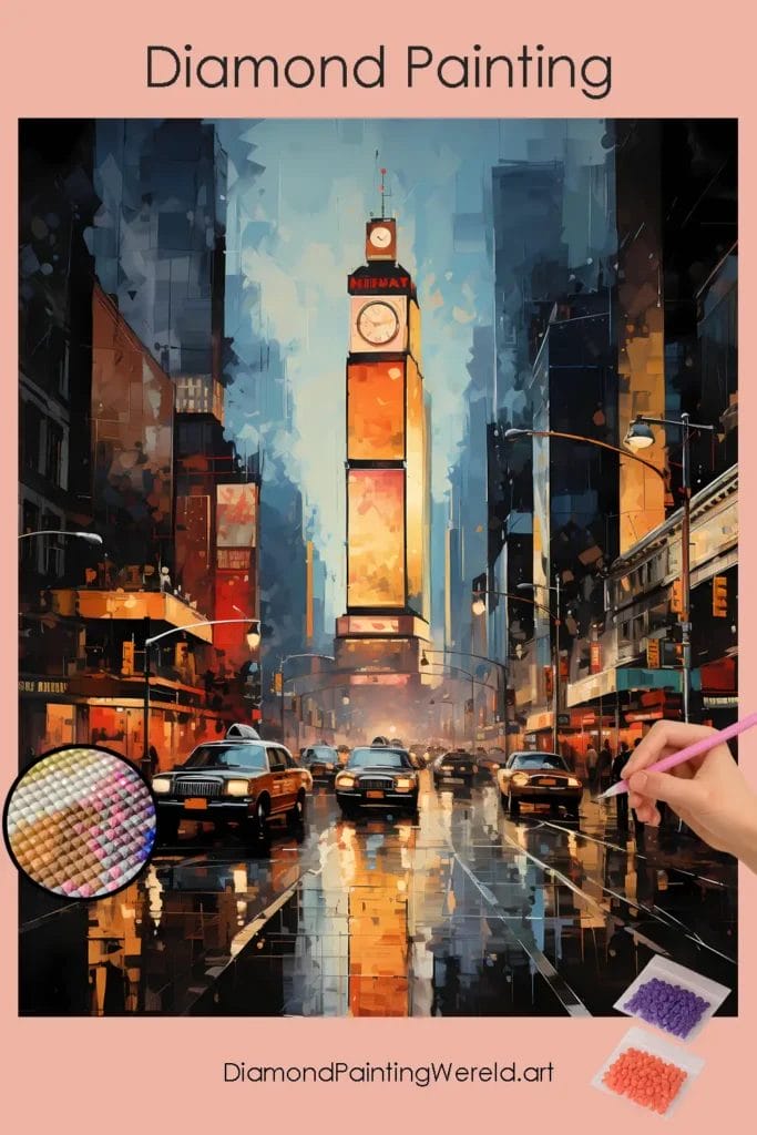 NYC Stadsgezicht 1 Diamond Painting Wereld NYC CityScape