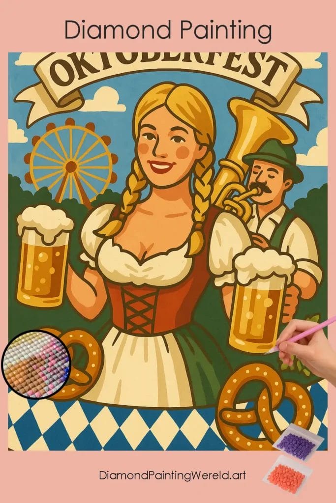 Oktoberfest Viering in Beierse Stijl 1 Diamond Painting Wereld Oktoberfest_Celebration_in_Bavarian_Style