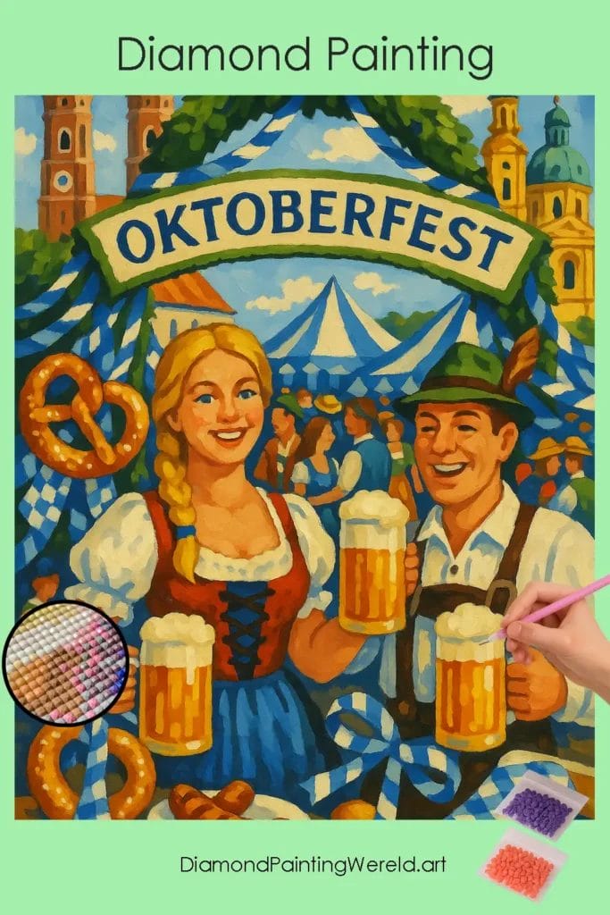 Oktoberfest Viering in München 1 Diamond Painting Wereld Oktoberfest_Celebration_in_Munich