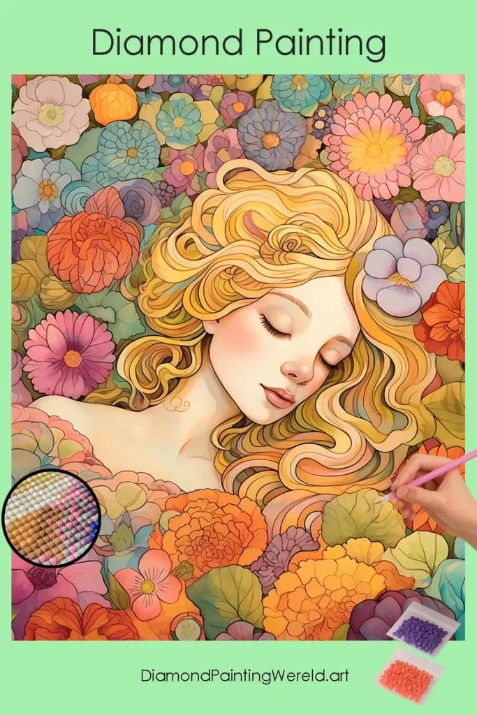 Dromerige Koningin 1 Diamond Painting Wereld Dreamy Queen
