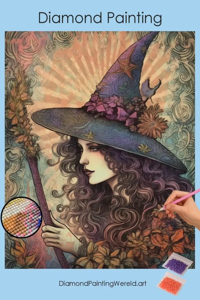 Regenboogheksen 1 Diamond Painting Wereld Rainbow Witches