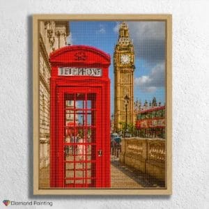 Rote Telefonzelle