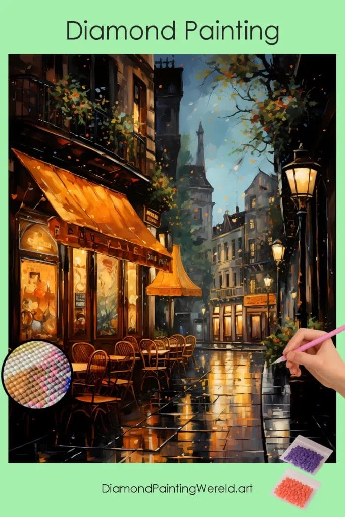 Nachtleven in Spanje 1 Diamond Painting Wereld Nightlife in Spain