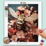 Honey Bee On Flower