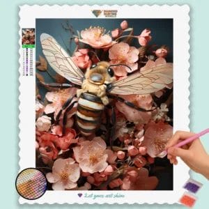 Honey Bee On Flower