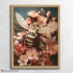 Honey Bee On Flower