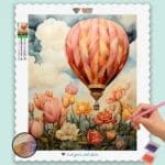 Hot Air Balloon Spring Origami