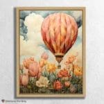 Hot Air Balloon Spring Origami