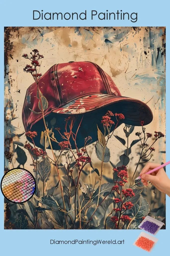 Rode Pet 1 Diamond Painting Wereld Red Cap