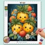 Happy Fruits Kawaii