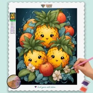 Happy Fruits Kawaii