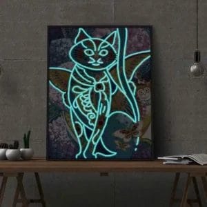 Magic Paw - Lichtgevend in het Donker Diamond Painting