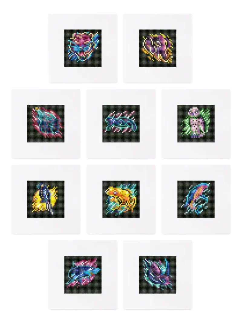 Colorful Animals - 10pcs