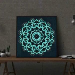 Regenboog Glow Mandala - Diamond Painting