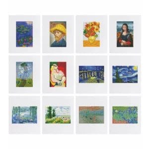 Meesterwerken Collectie - Mini Diamond Painting (12-delige Set)