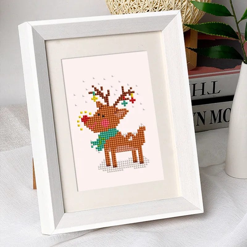 Kerstmagie Collectie - Mini Diamond Painting (6-delige Set) 1 Diamond Painting Wereld 47527 Paint by numbers Diamond Painting webp DIY diamond Painting Wereld