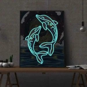 Spelende Walvis Diamond Painting