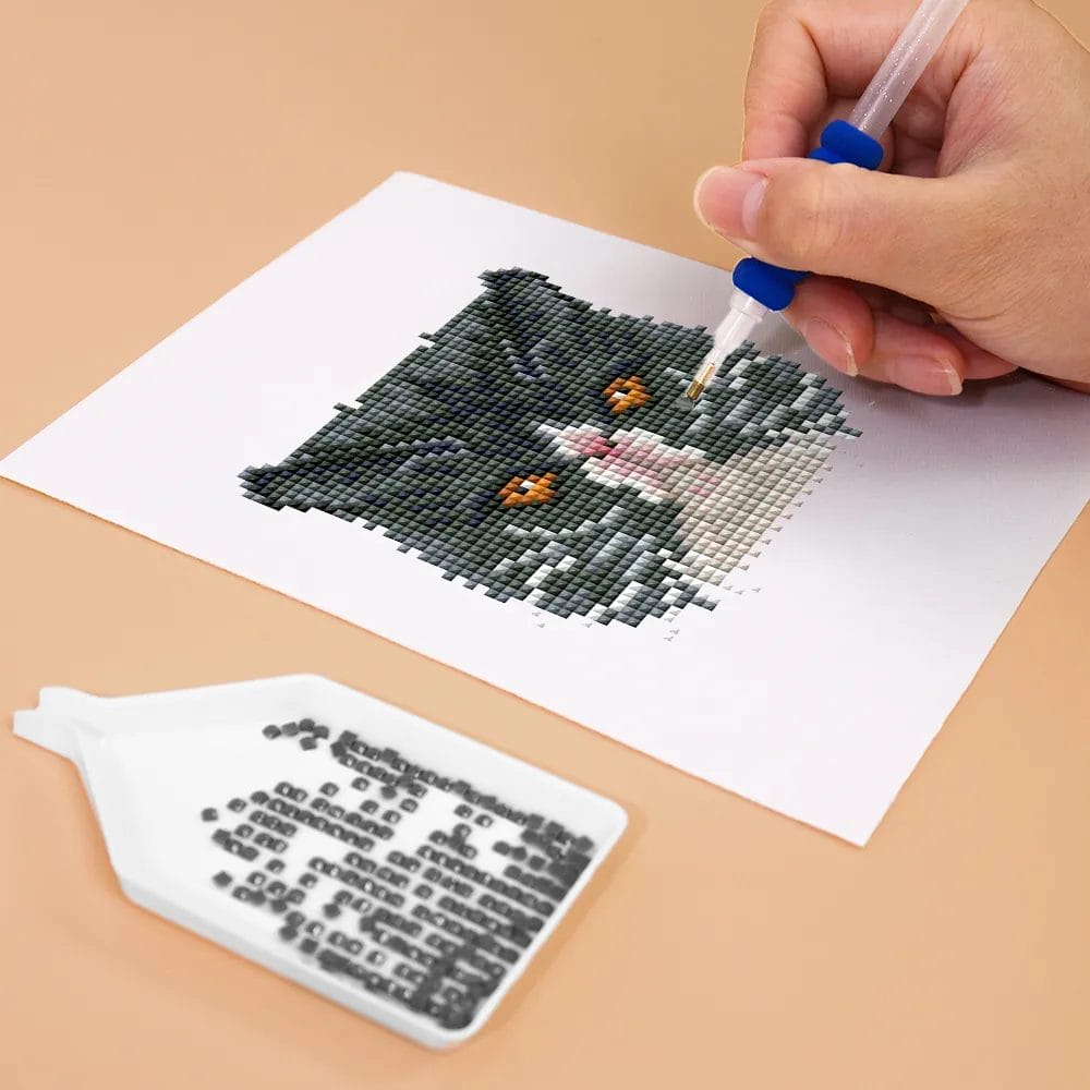 Leuke Kittens - Mini Diamond Painting (4-delige Set) 1 Diamond Painting Wereld 52026 Paint by numbers Diamond Painting webp DIY diamond Painting Wereld
