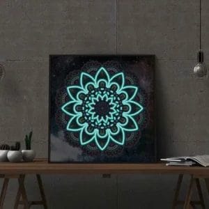 Magisches Leucht-Mandala - Diamond Painting (30x30cm)
