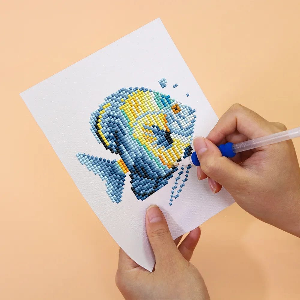 Onderwaterwereld - Mini Diamond Painting (12-delige set) 1 Diamond Painting Wereld 75432 Paint by numbers Diamond Painting webp DIY diamond Painting Wereld