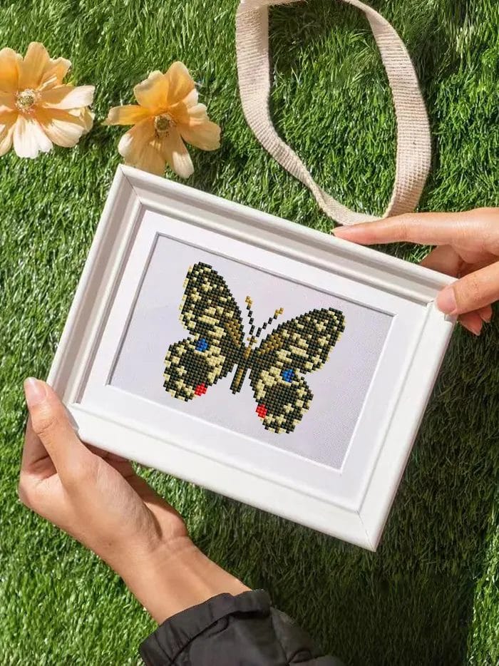 Vlinderzwerm Collectie - Mini Diamond Painting (12-Delige Set) 1 Diamond Painting Wereld 81179 Paint by numbers Diamond Painting webp DIY diamond Painting Wereld