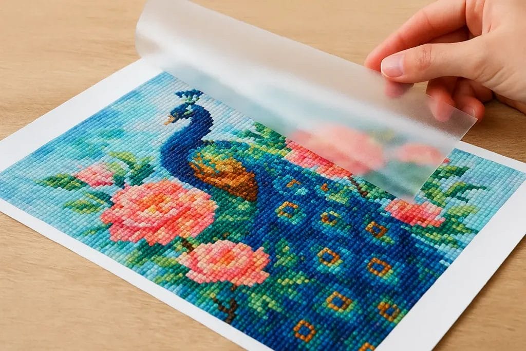 De Top 5 Fouten die Beginners Maken (en Hoe je Ze Voorkomt) 6 Diamond Painting Wereld Diamond painting Film removal DIY diamond Painting Wereld