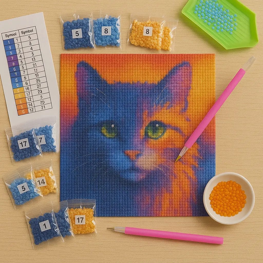 Diamond Painting Wereld: Dé #1 Winkel voor je Creatieve Hobby 133 Diamond Painting Wereld What is in the kit
